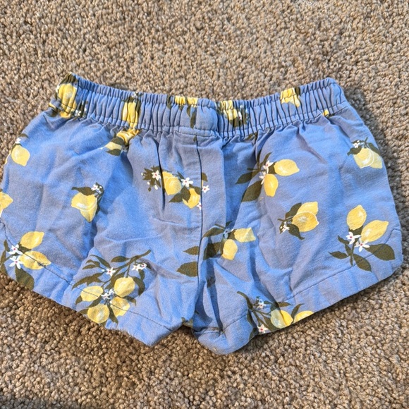 Blue Lemon Print Kids Shorts - Picture 3 of 3